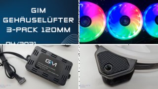 GIM RGBH Gehäuselüfter 3 Pack 1200