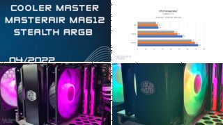 Cooler Master MASTERAIR MA612 STEALTH ARGB