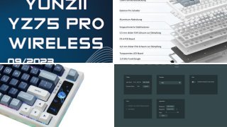 YUNZII YZ75 PRO BLUE Wireless
