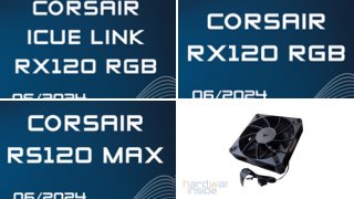 Corsair iCUE LINK RX120 RGB / Corsair RS120 MAX