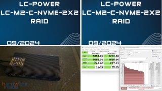 LC-POWER LC-M2-C-NVME-2x2-RAID im Test