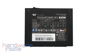 Thermaltake Toughpower SFX 850W Gold - Unterseite