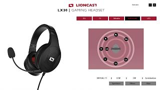 Lioncast - LX30 Headset - Software 2
