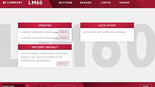 Lioncast LM60 Pro Gaming Maus - Software 6