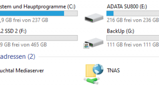 Windows Explorer TNAS