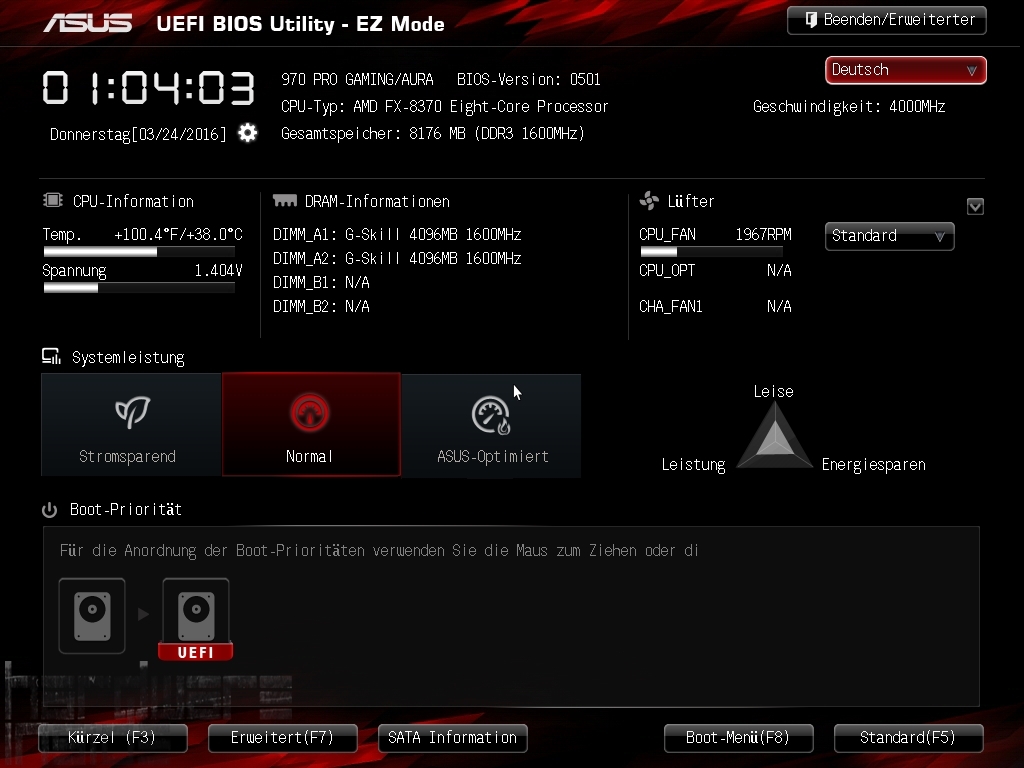ASUS 970 Pro Gaming/Aura