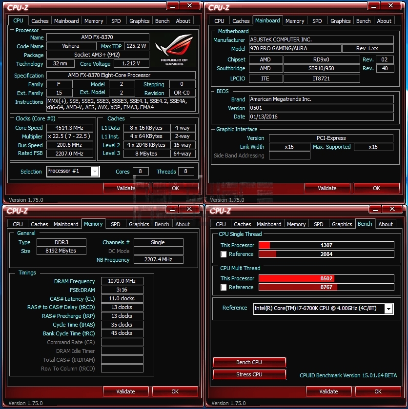 ASUS 970 Pro Gaming/Aura