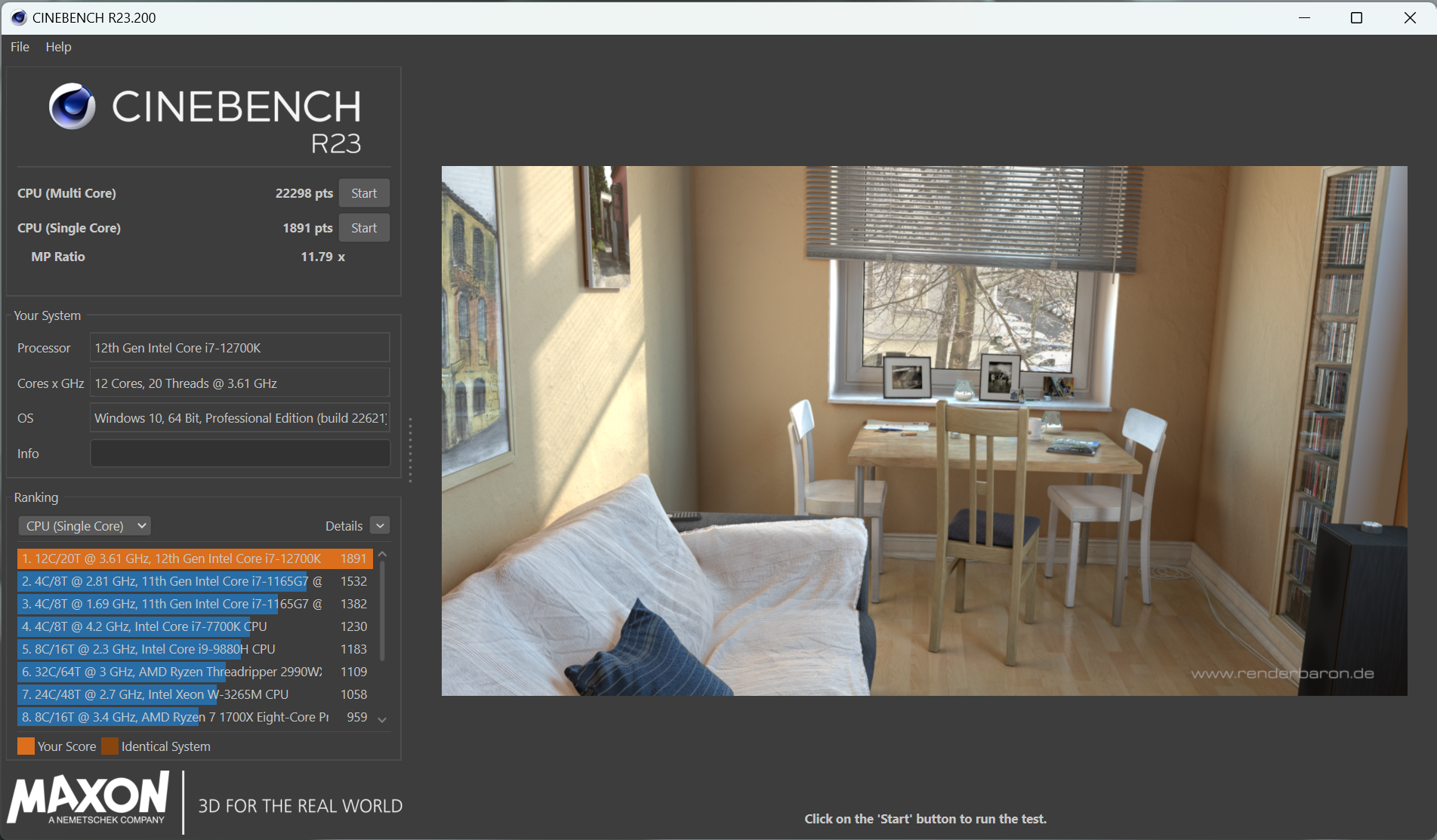 ASUS TUF GAMING Z790-PLUS WIFI D4_cinebench_standard