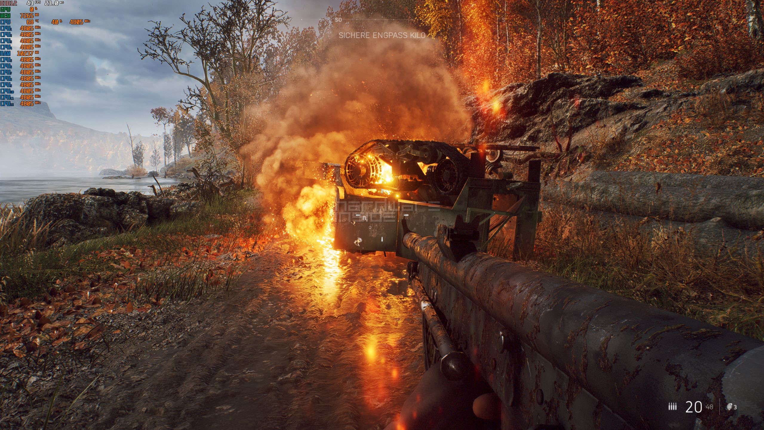 Battlefield™ V Mit Raytracing Ultra Ohne DLSS