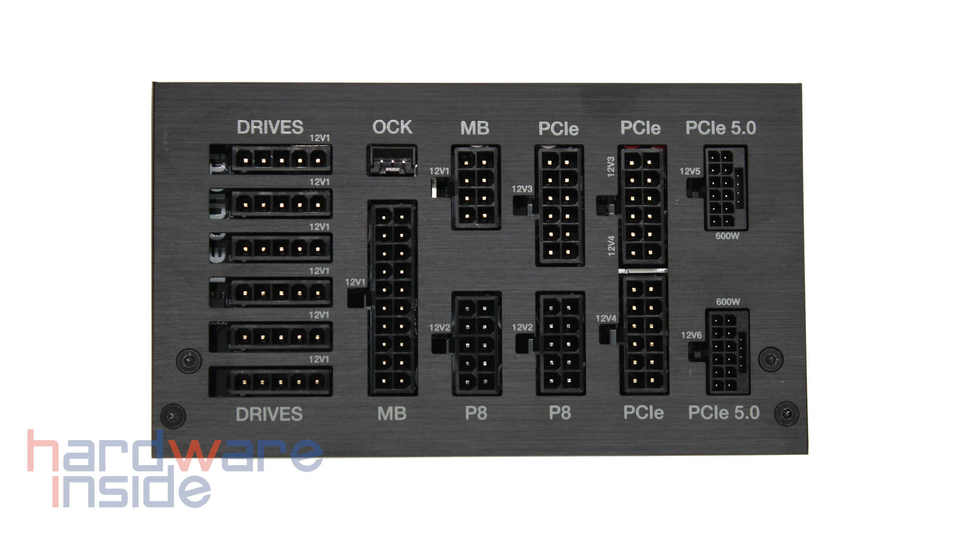 be quiet! DARK POWER PRO 13 1600W - Anschlusspanel