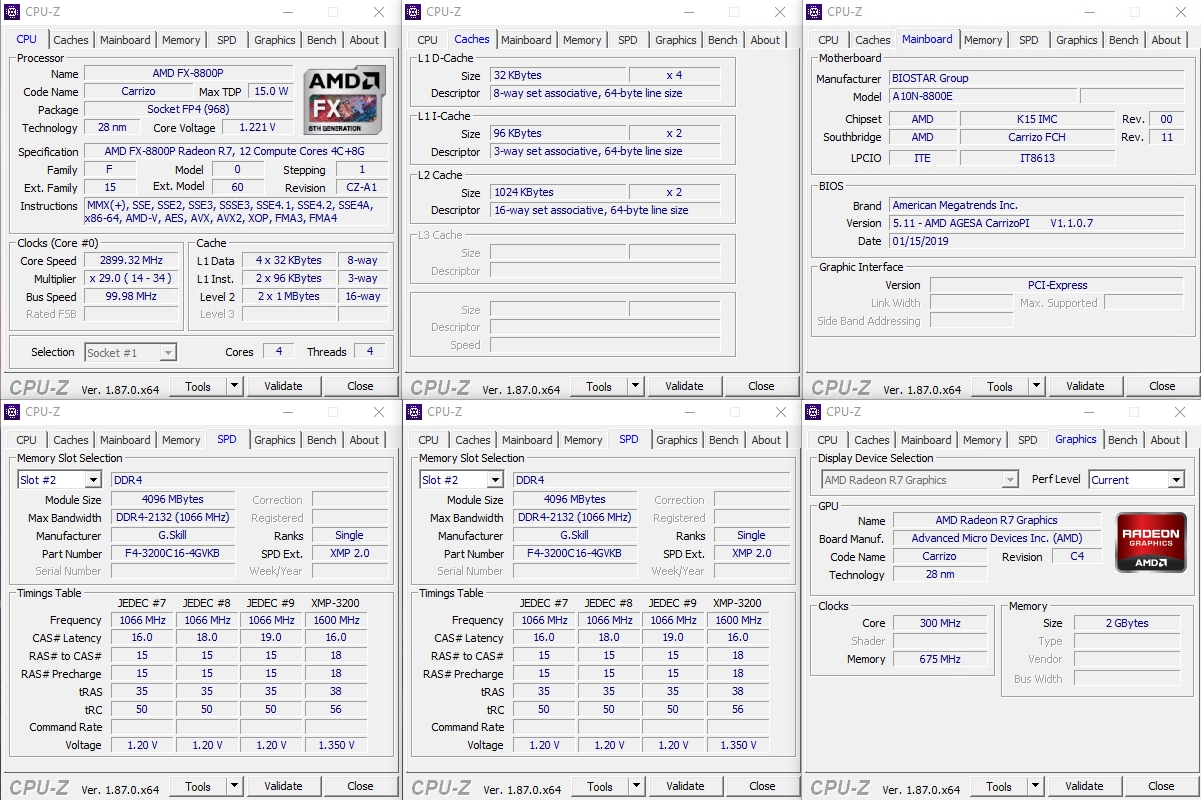 Biostar A10N-8800 -  CPU_Z