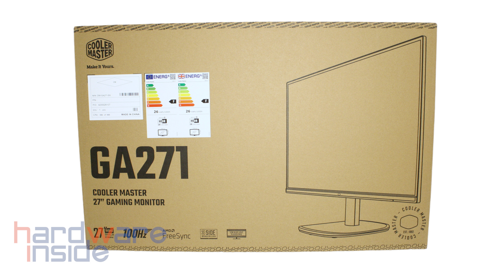 Cooler Master GA271  -  Verpackung