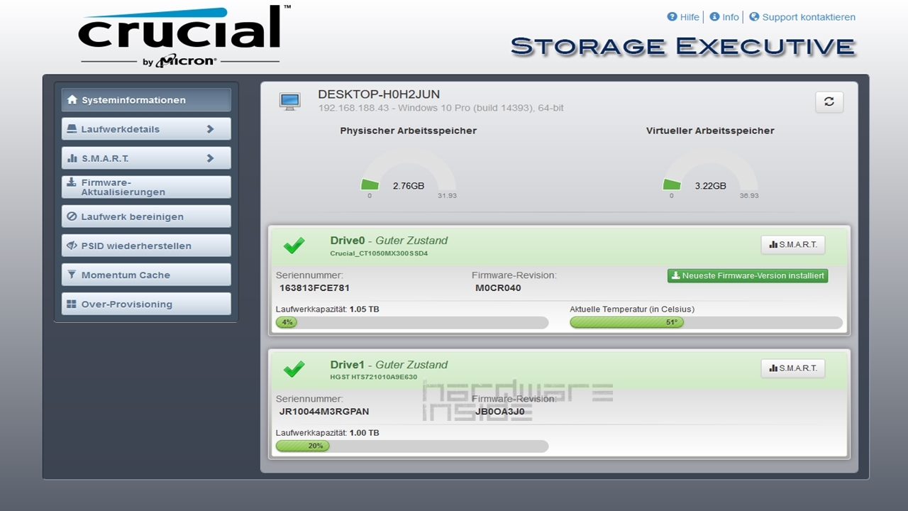 Crucial MX300 1TB, M.2