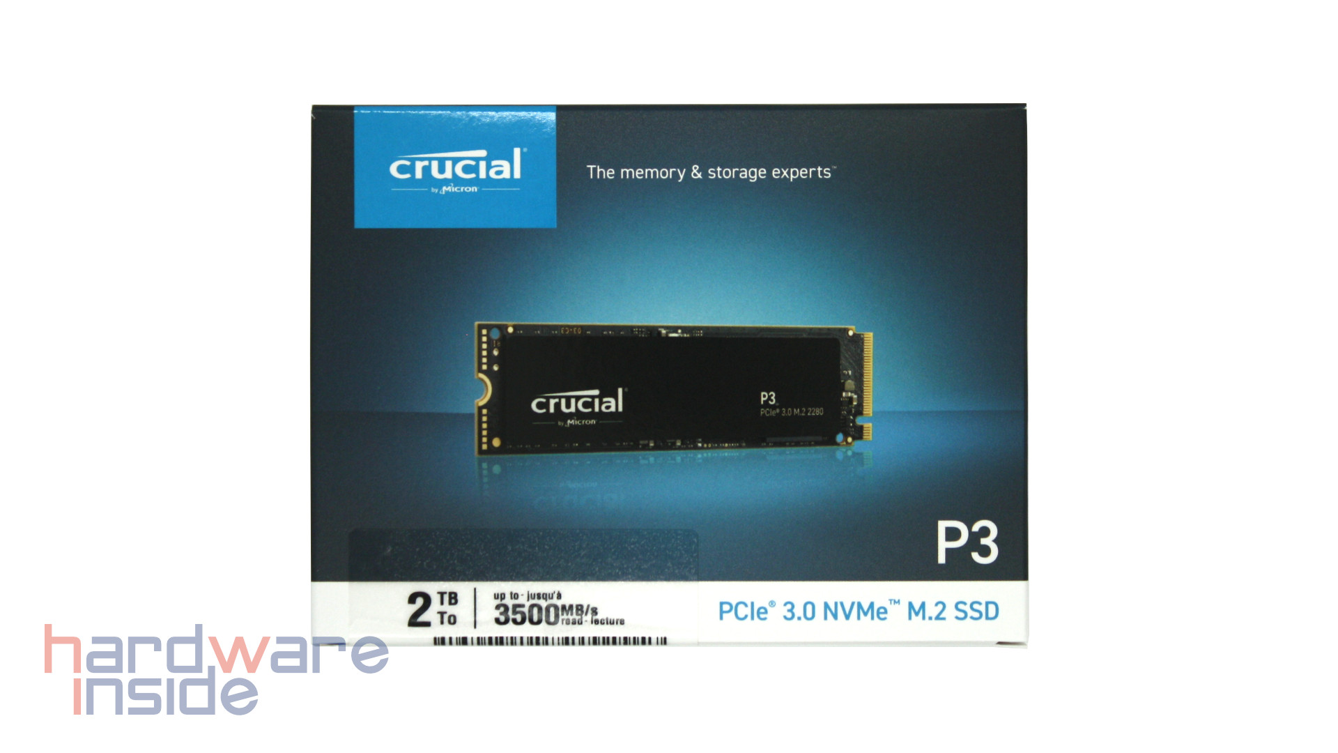 Crucial P3 2TB - Verpackung
