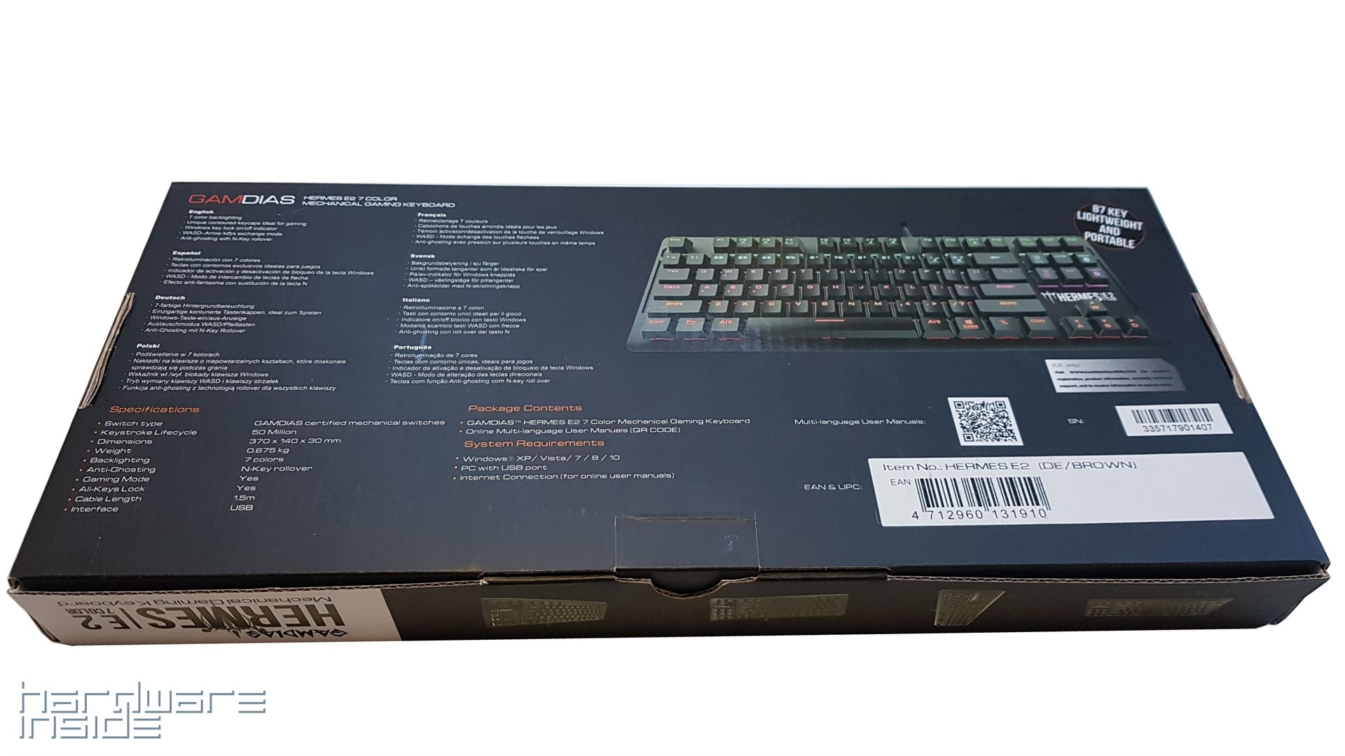 Gamdias HERMES E2 7COLOR