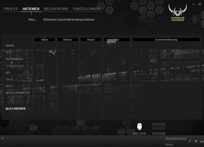 Importierte Elemente