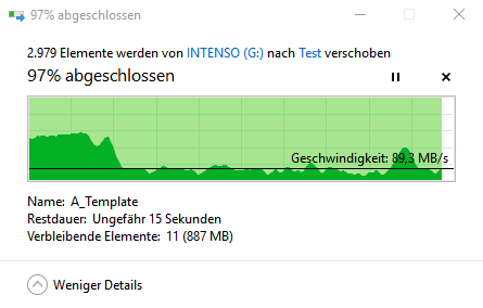 Importierte Elemente