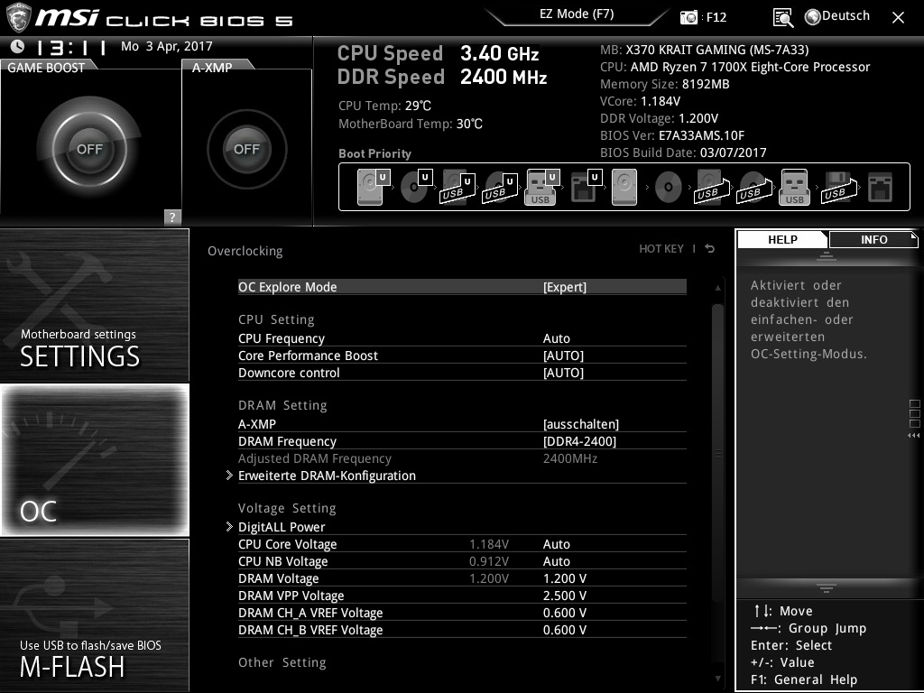 Importierte Elemente