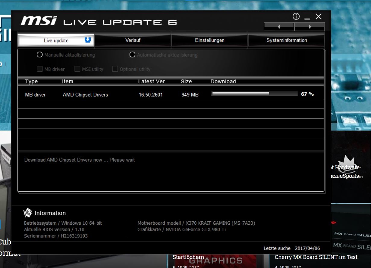 Importierte Elemente
