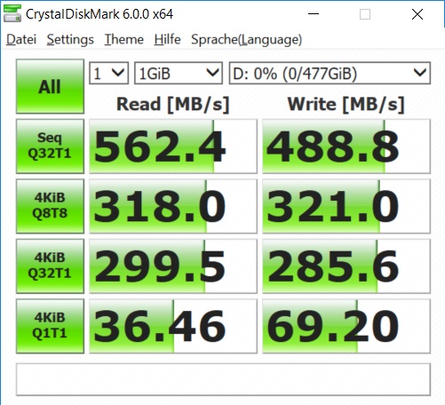 Intel NUC Kit NUC8i7HVK - 2. SSD - CDM