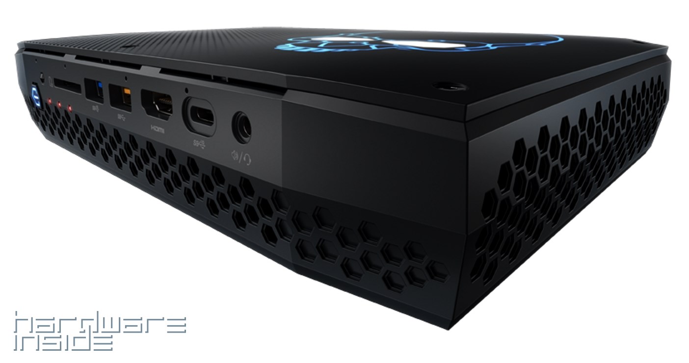Intel NUC Kit NUC8i7HVK - Schräg Vorne