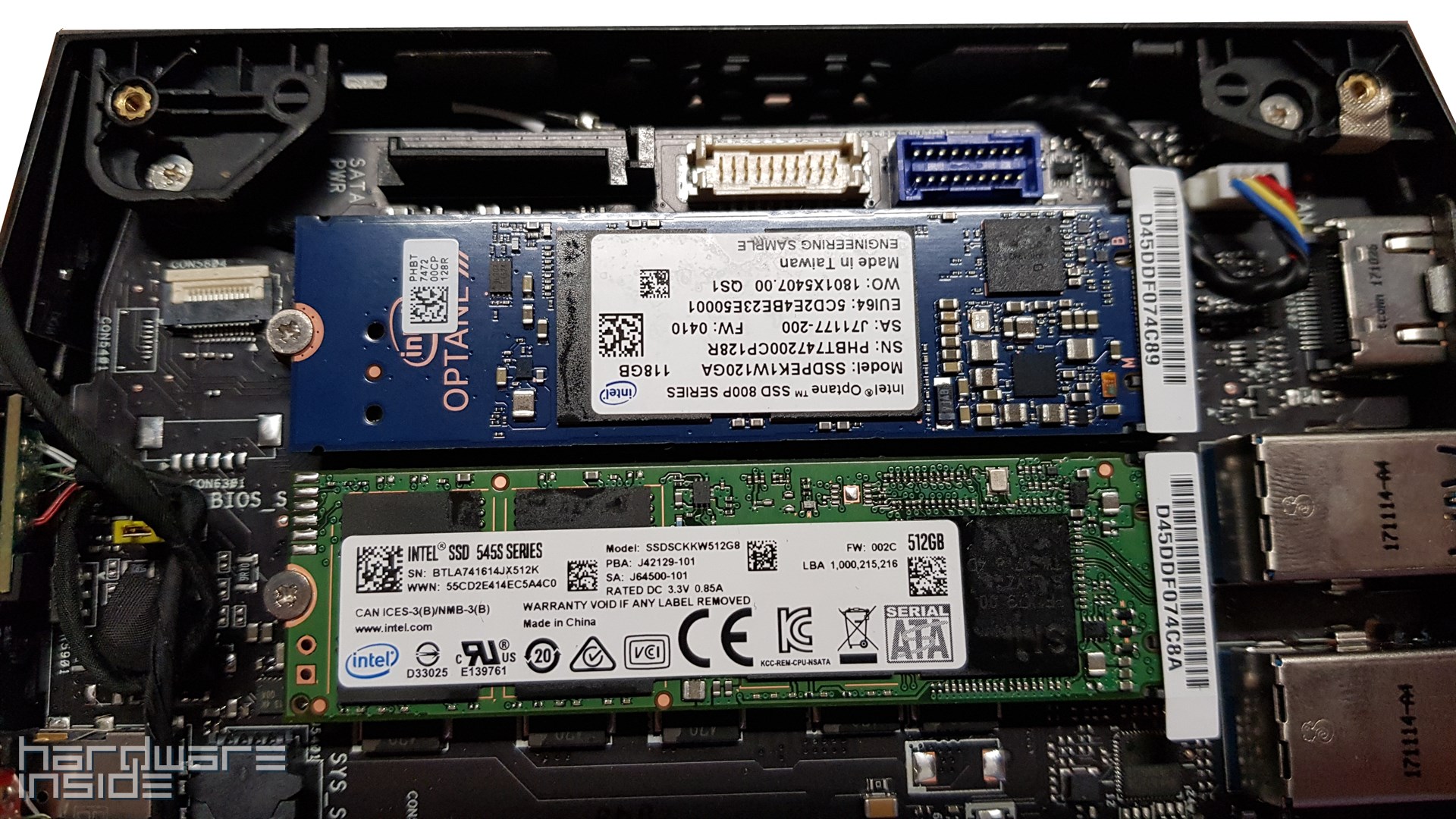 Intel NUC Kit NUC8i7HVK - SSD