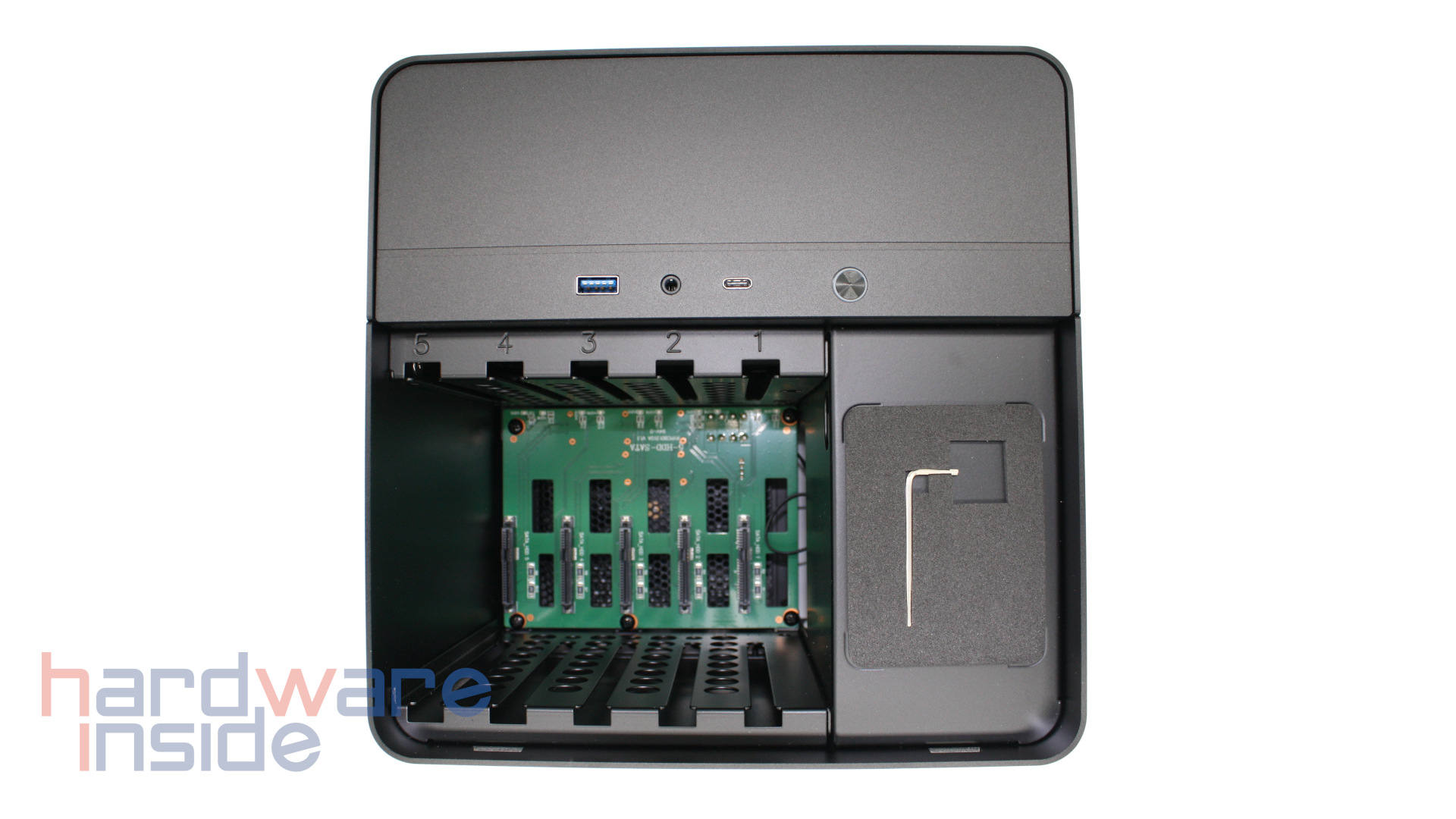 Jonsbo N2 Black - Festplatten-Steckplätze