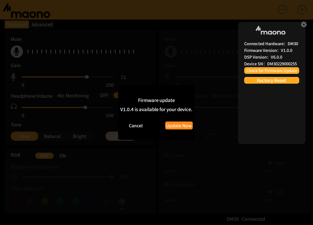 maono-dm30-software-firmware