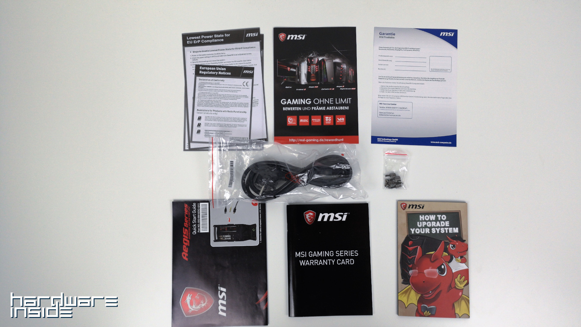 MSI Aegis 3 8RD Zubehör