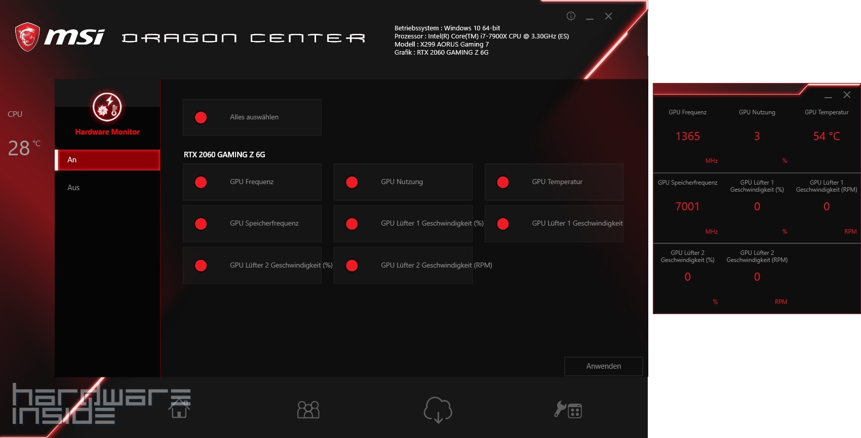 MSI GeForce RTZX 2060 Gaming Z - 12