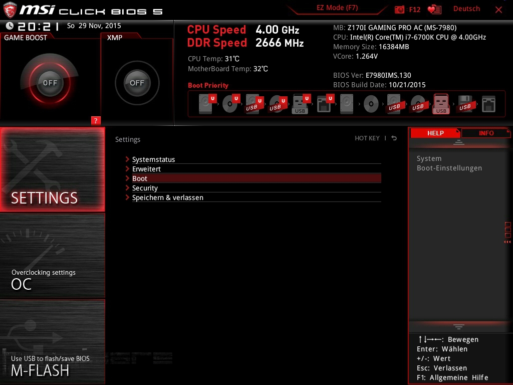 MSI Z170i Gaming Pro AC