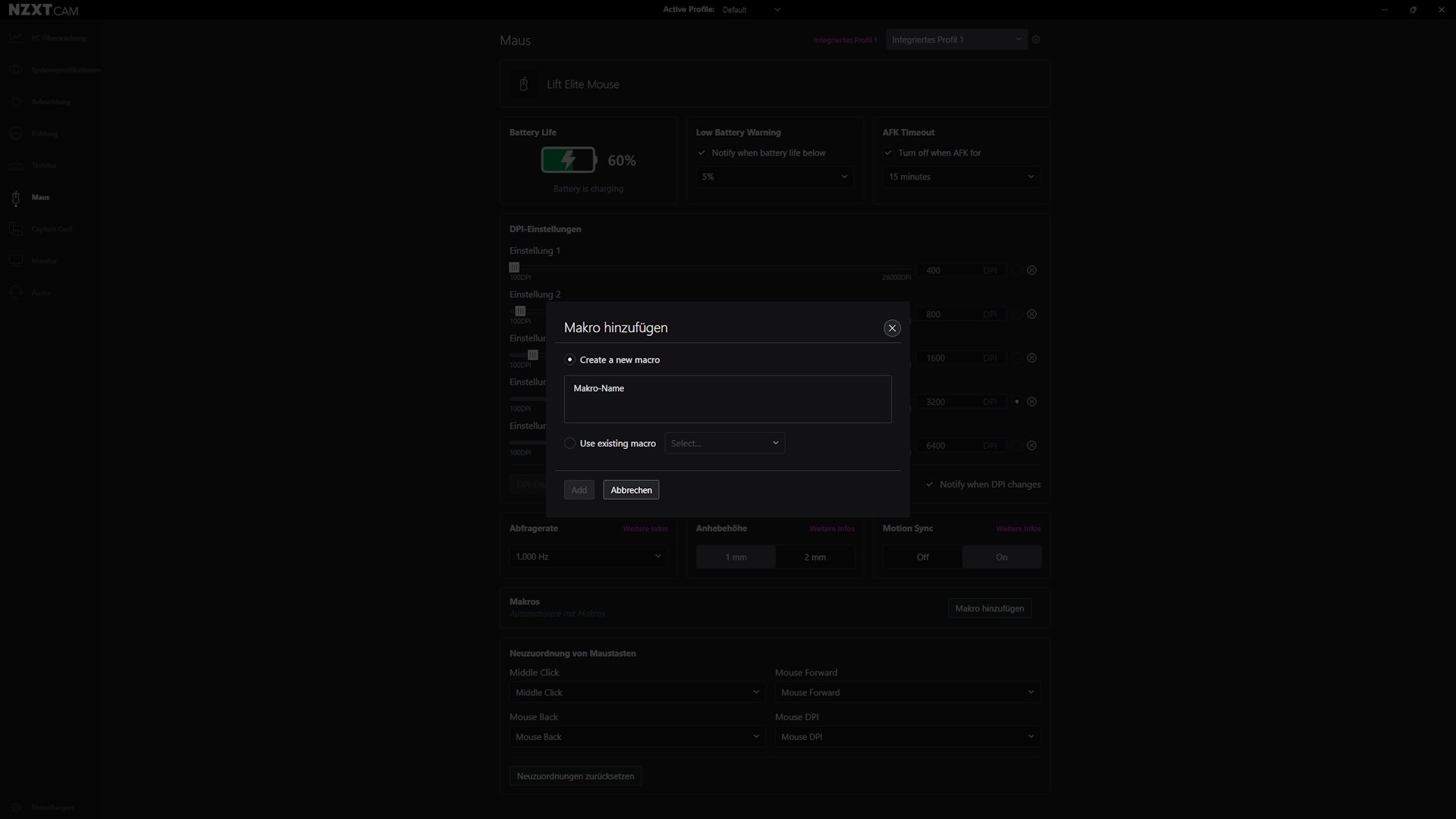 NZXT LIFT ELITE WIRELESS Gaming Maus - Software - 2.jpg