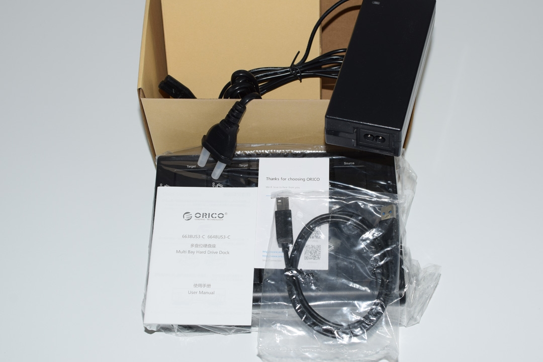 ORICO 2.5 / 3.5 inch 4 Bay USB3.0 1 to 3 Clone Hard Drive Dock im Test