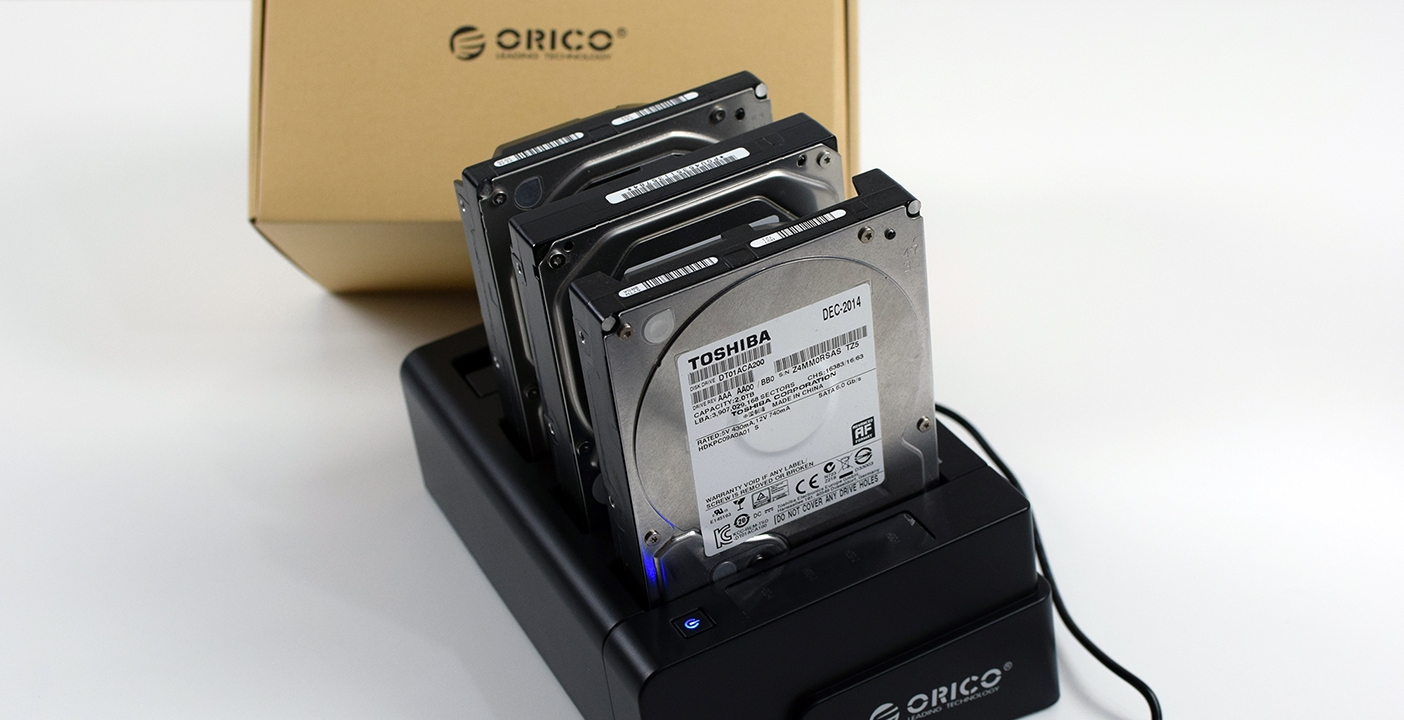 ORICO 2.5 / 3.5 inch 4 Bay USB3.0 1 to 3 Clone Hard Drive Dock im Test