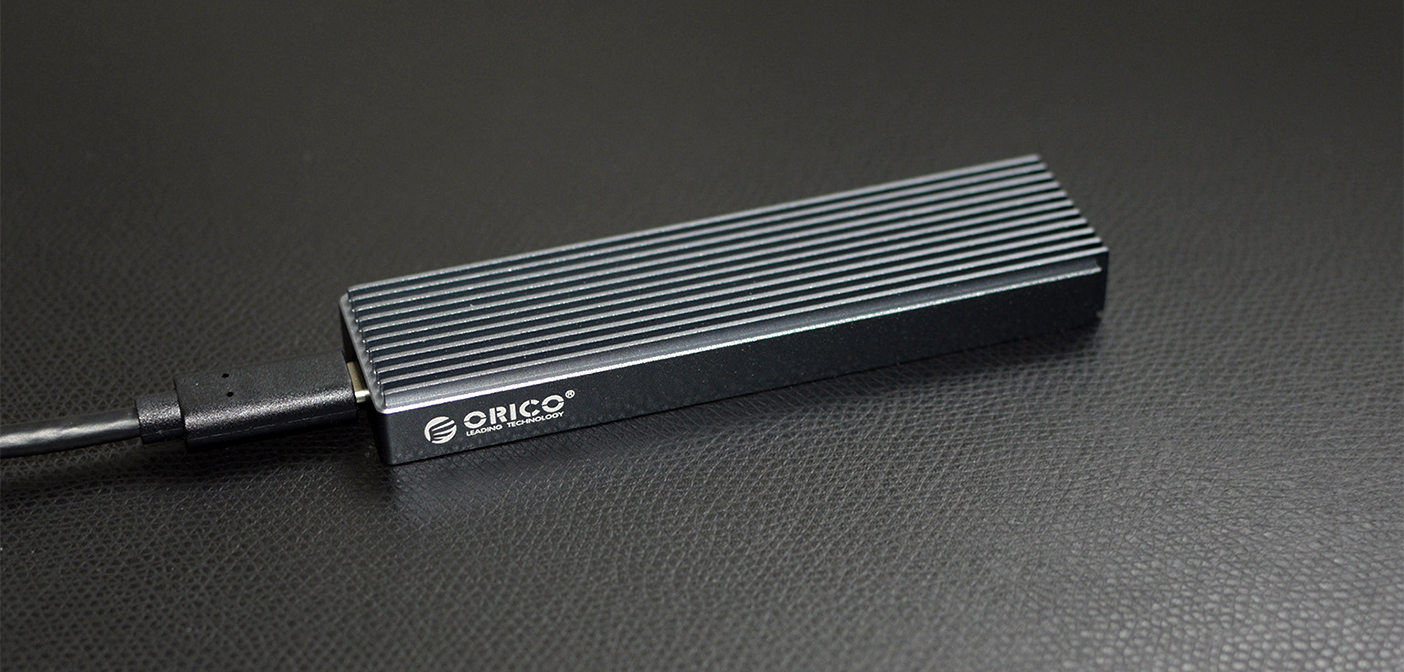 Orico M2PJM-C3 M.2 SSD Aluminiumgehäuse banner