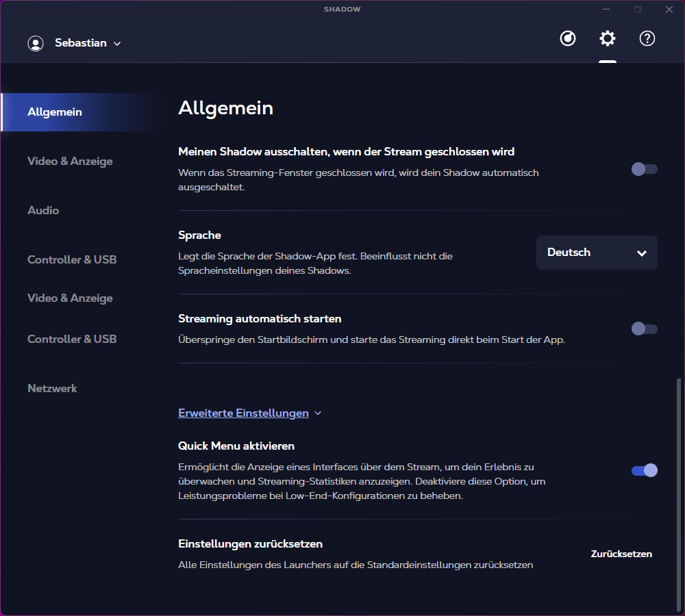Shadow - Client Einstellungen Allgemein.jpg