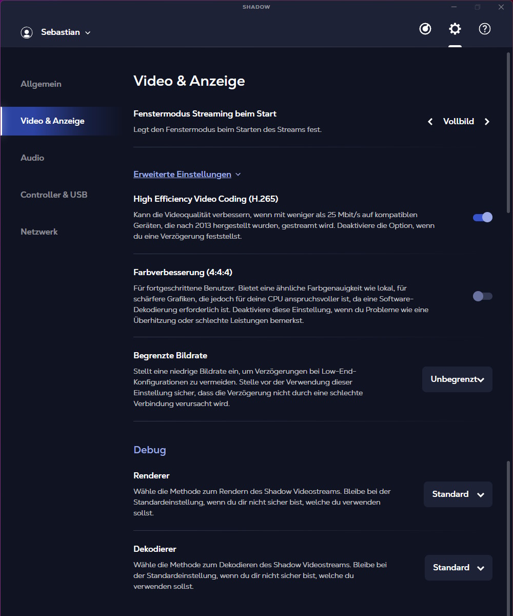 Shadow - Client Einstellungen Video & Anzeige.jpg