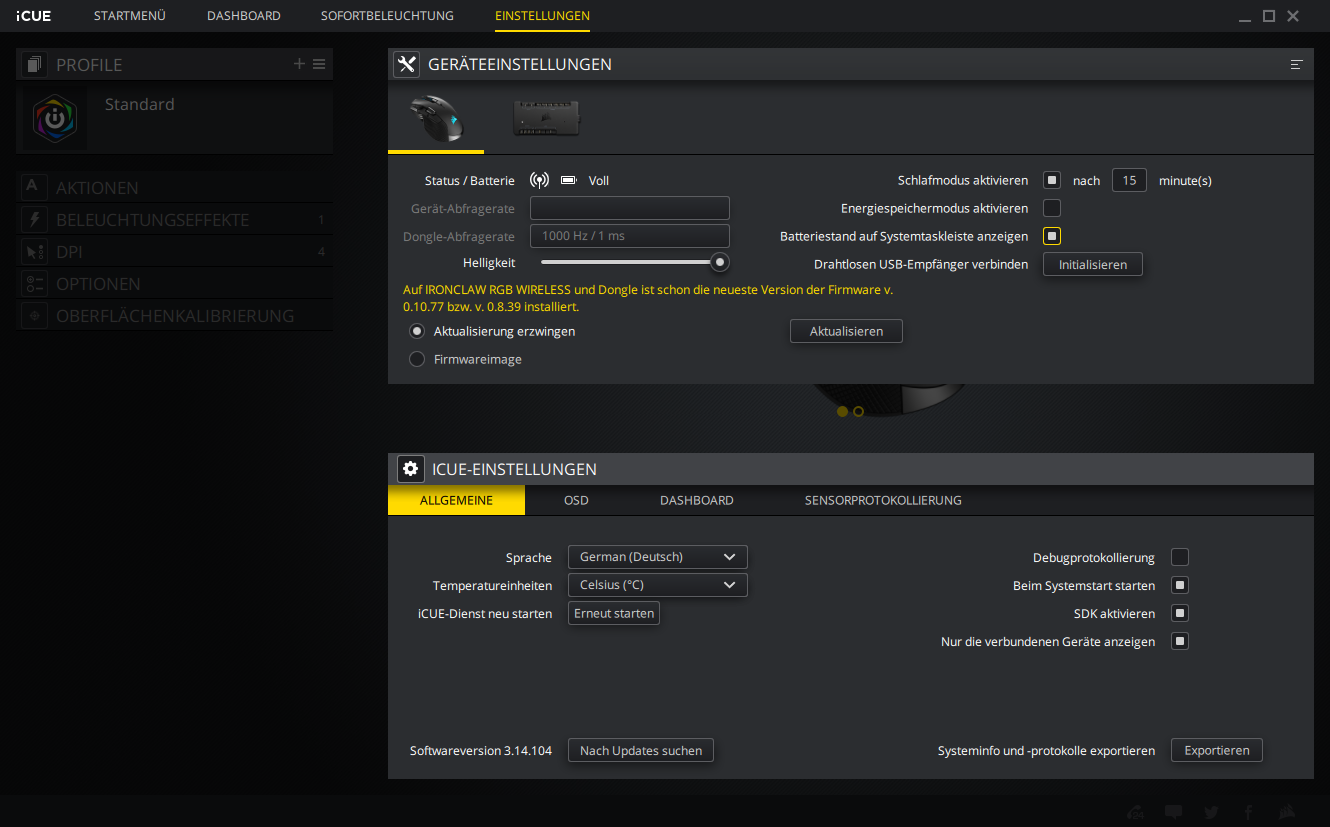 Software_Geräteeinstellungen