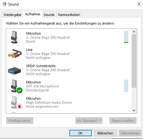 Sound Systemsteuerung