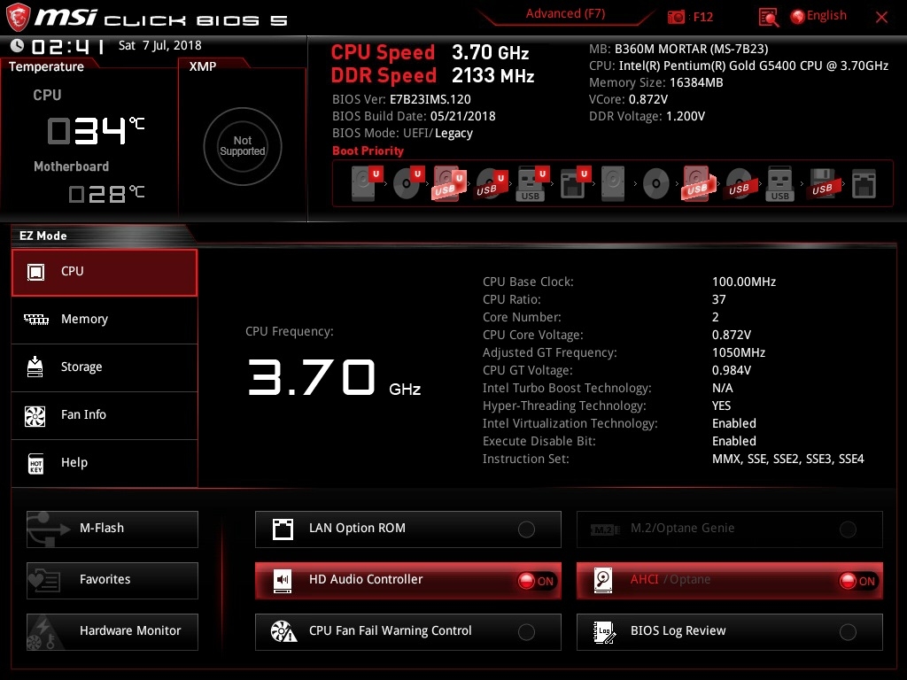 Testen, behalten MSI B360M Mortar