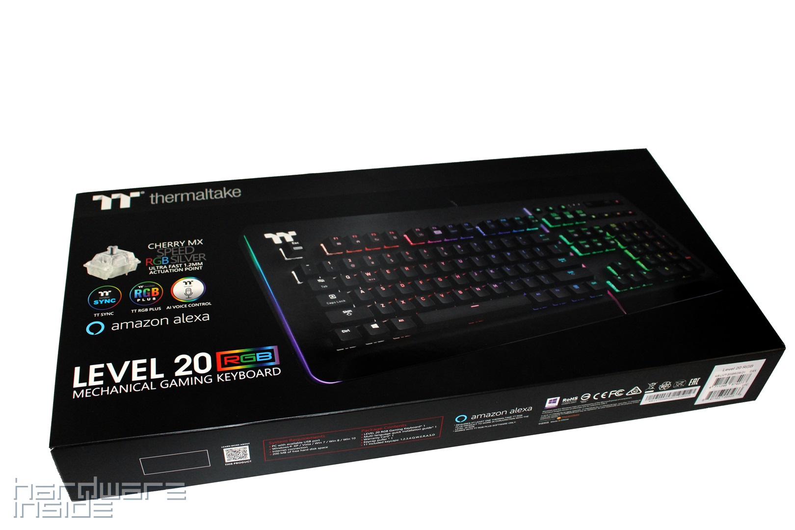 Thermaltake Level 20 RGB Gaming Keyboard - 20